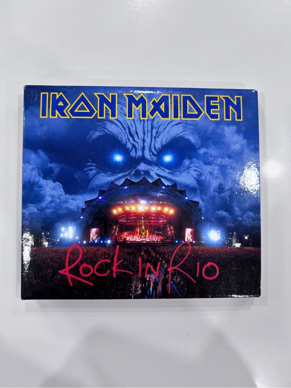 Iron Maiden "Rock in Rio" Live Album - Blue Cover